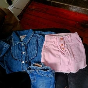 Toddler dress , skirt and pant